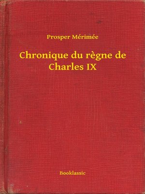 cover image of Chronique du regne de Charles IX